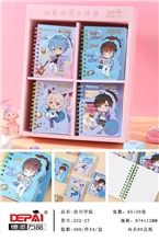 万品A7双层侧翻线圈本A7-222-27奈川学院/24本